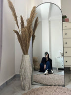 Luxury Arched Full length mirror (Black)