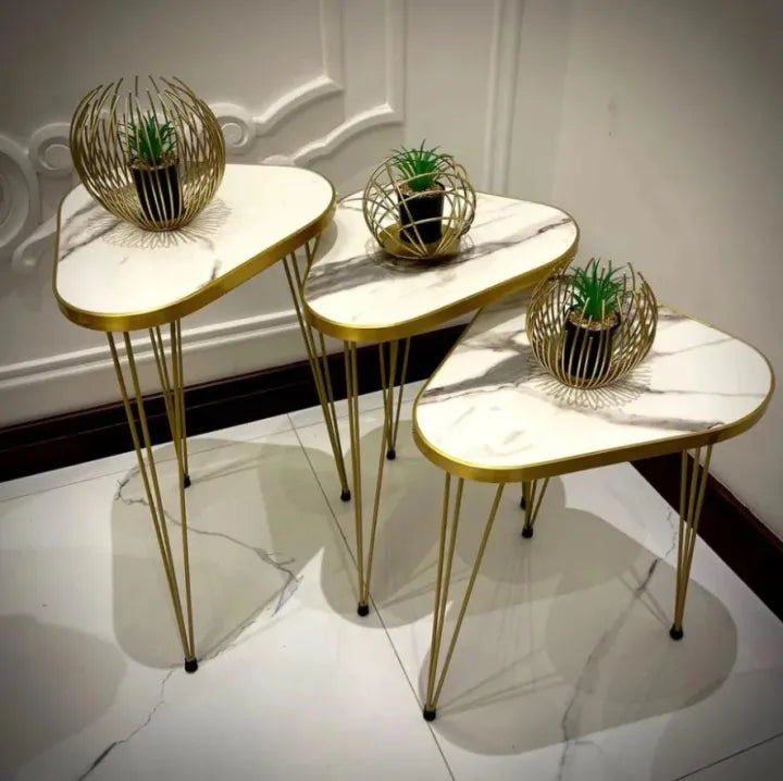 Set of 3 Triangle tables