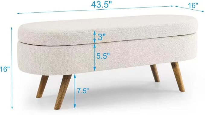 Modern ottoman with Storage