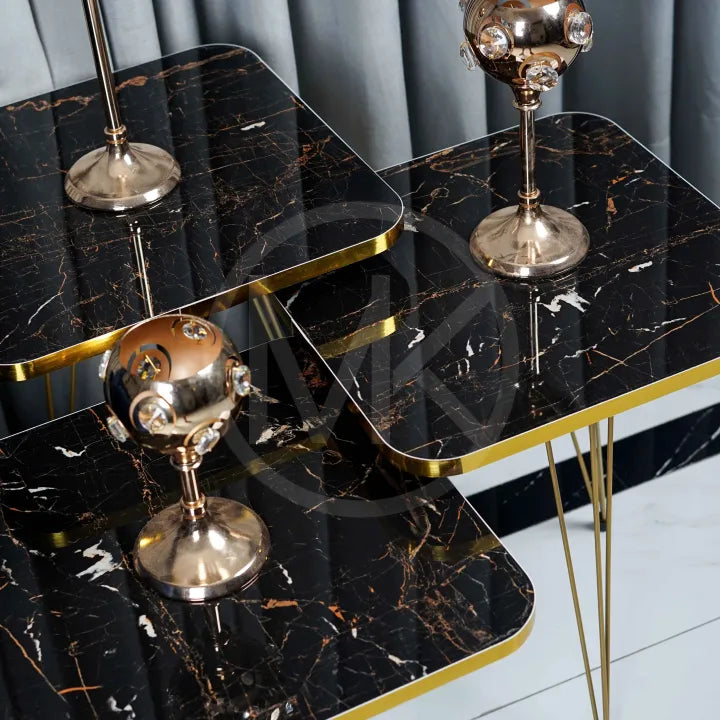 Set of 3 square tables