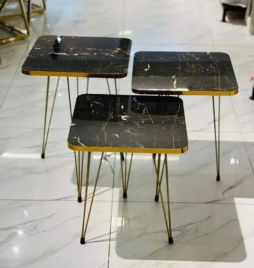 Set of 3 square tables