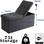 Multi Purpose Ottoman | Storage box | seating bench | upholstery