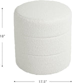 Marshmallow Round Stool