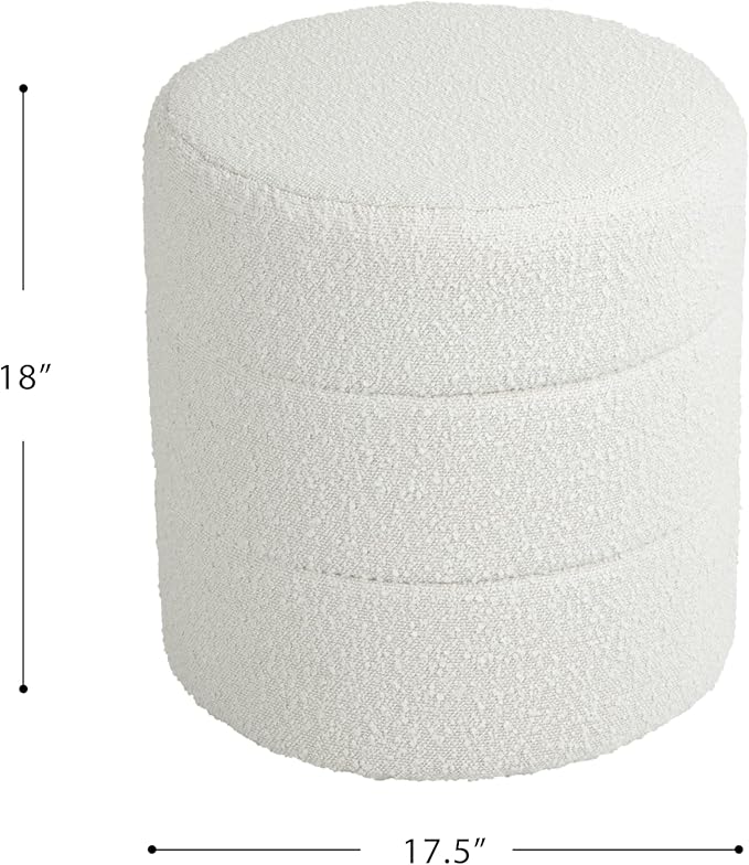 Marshmallow Round Stool