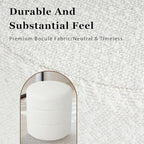 Marshmallow Round Stool
