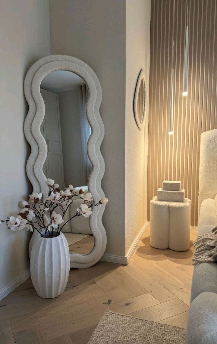 Velvet full length Wavy mirror