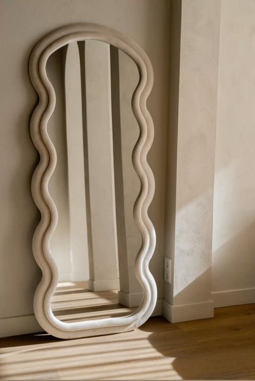 Bouclé Full length mirror