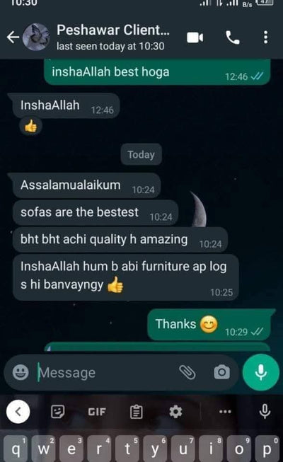 Customer review screenshot