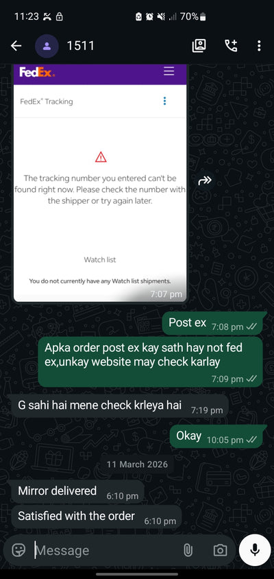 Customer review screenshot