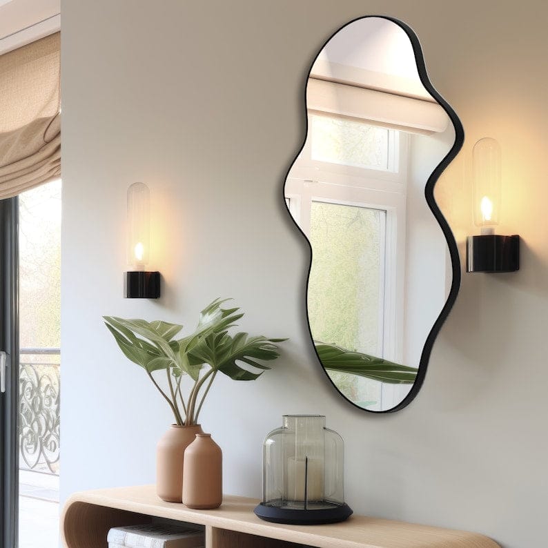 Wall mounting Ripple Mirror