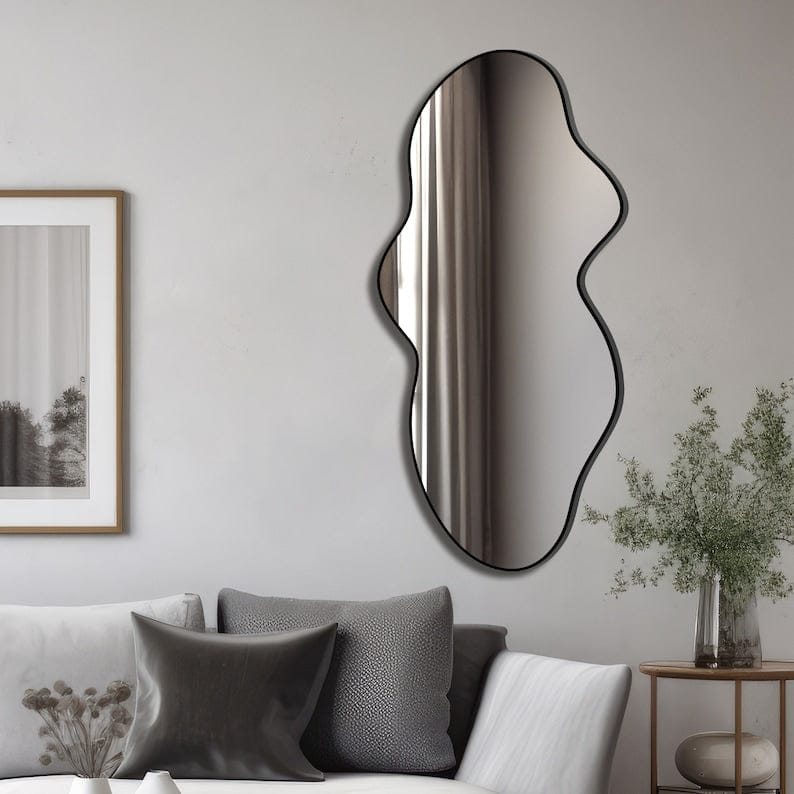 Wall mounting Ripple Mirror