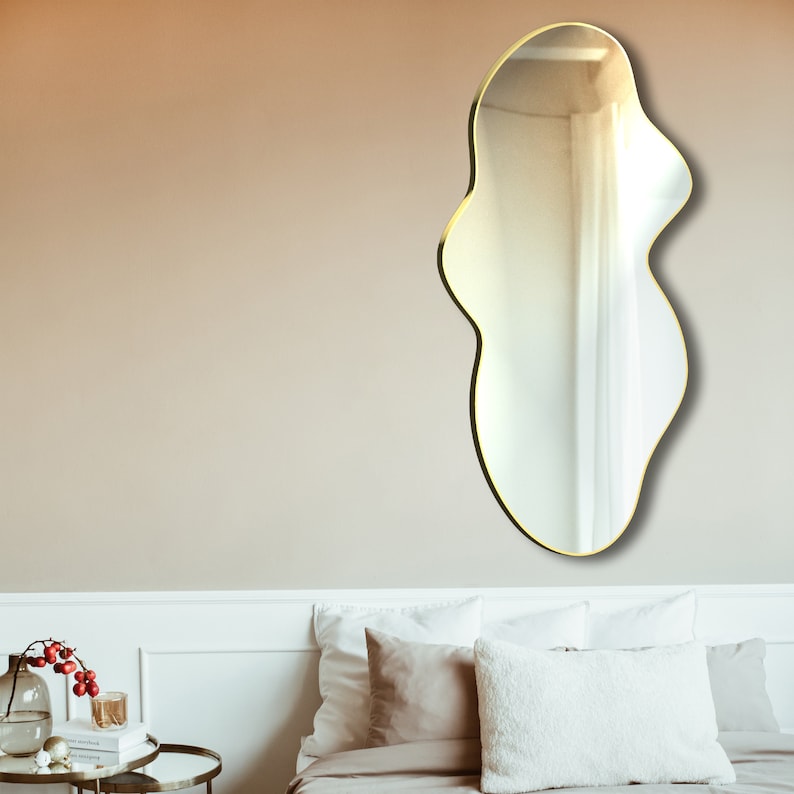 Wall mounting Ripple Mirror