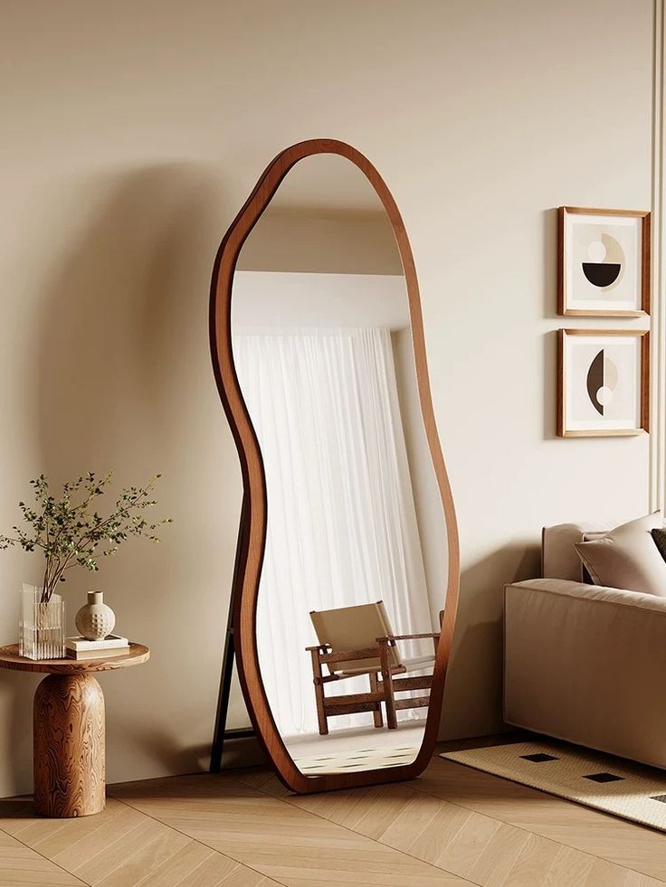 Luxury Full length Ripple mirror