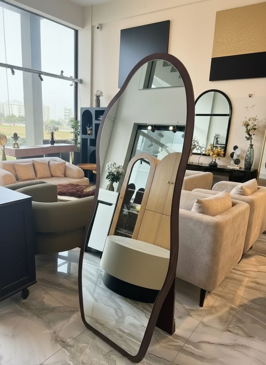 Luxury Full length Ripple mirror
