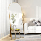 Arch full length mirror (Gold) | 6×2 Feet  | with Stand