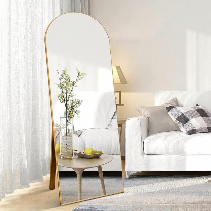 Arch full length mirror