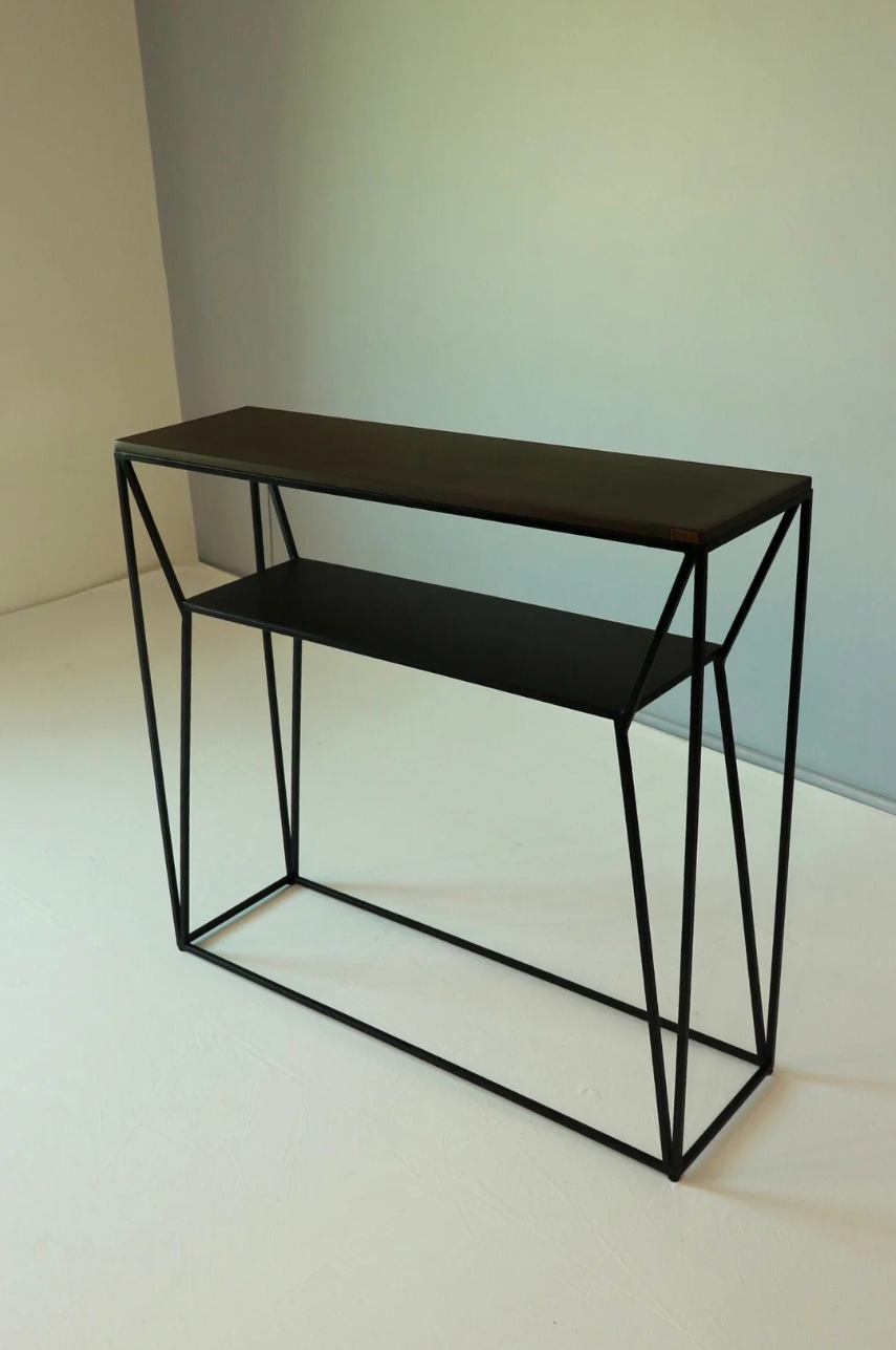 Metal console table
