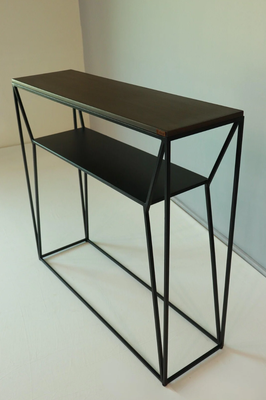 Metal console table