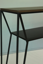 Metal console table