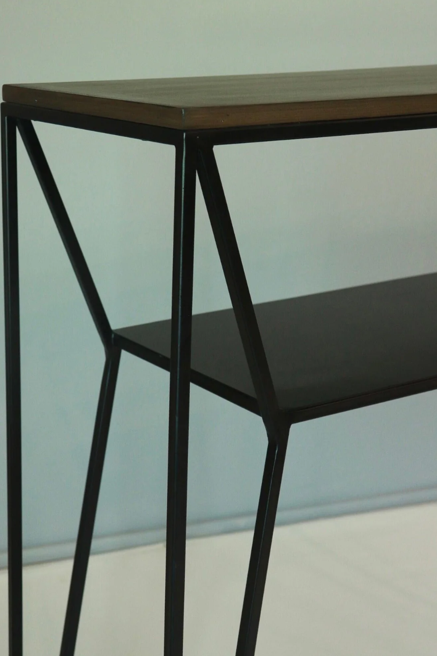 Metal console table