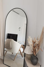 Luxury Arched Full length mirror (Black)