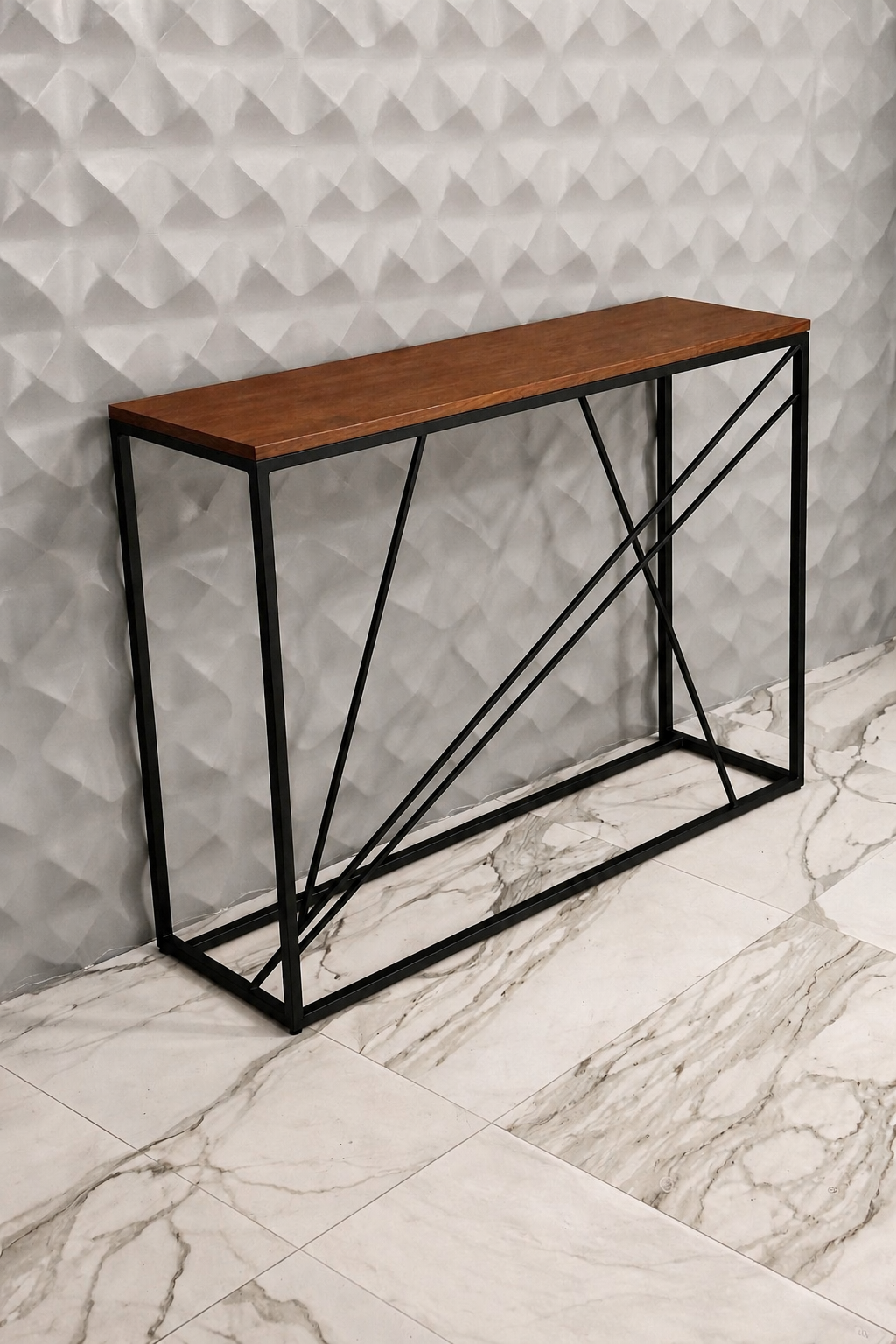 Premium metal console table