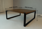 Elen Square - Center Table| heavy duty | industrial design