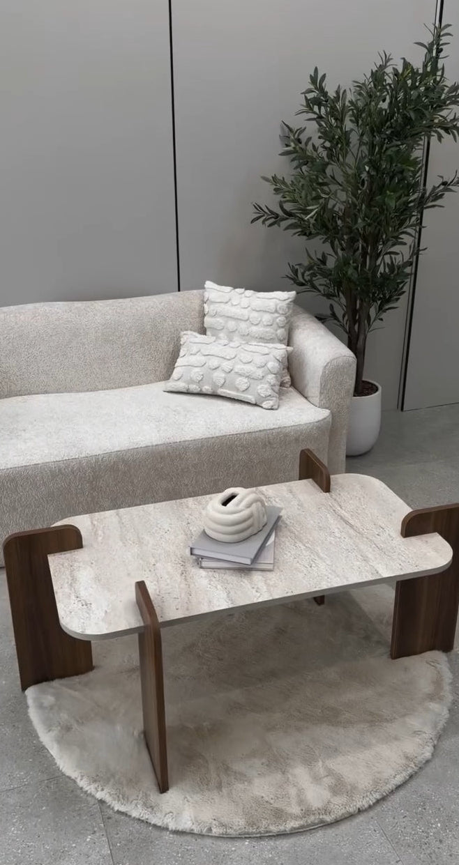 Modern Interlocking Coffee Table | Self Assembly | space saving | lightweight