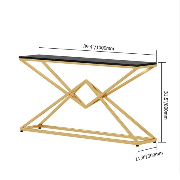 Premium Diamond Aura console table