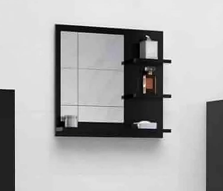 Luxury Dresser | With Floating shelves| wall mounting | Clear reflection.