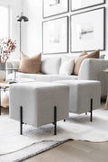Cozy high Stand Square Ottoman