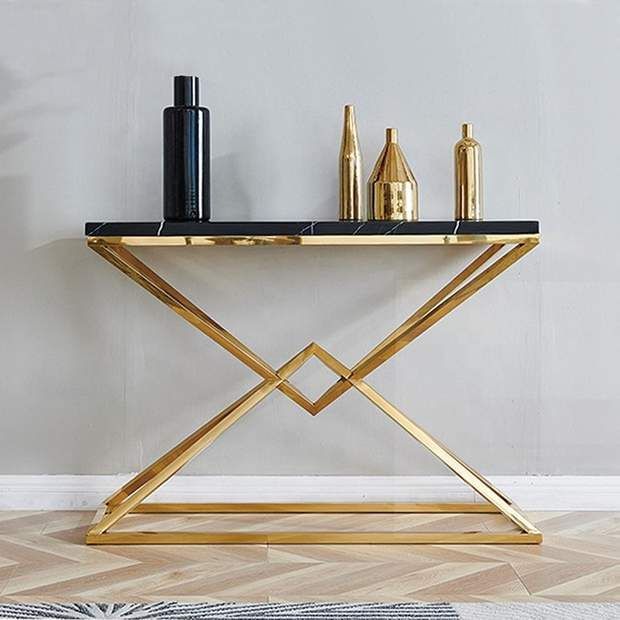 Premium Diamond Aura console table