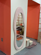 Ripple 2 Full length mirror | bouclé Fabric | 6×2.3 Feet | 3 in 1 mirror.