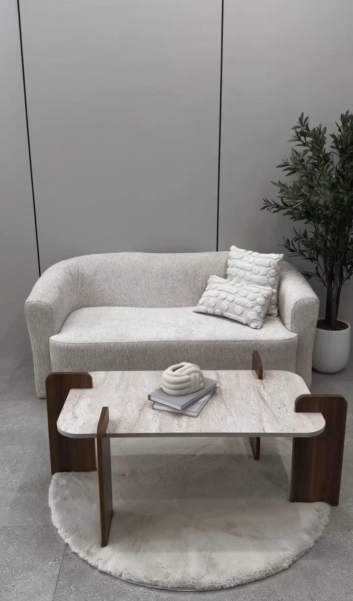 Modern Interlocking Coffee Table | Self Assembly | space saving | lightweight