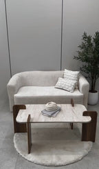 Modern Interlocking Coffee Table | Self Assembly | space saving | lightweight