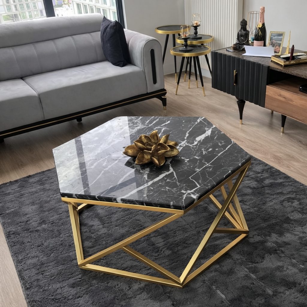 Hexa center table