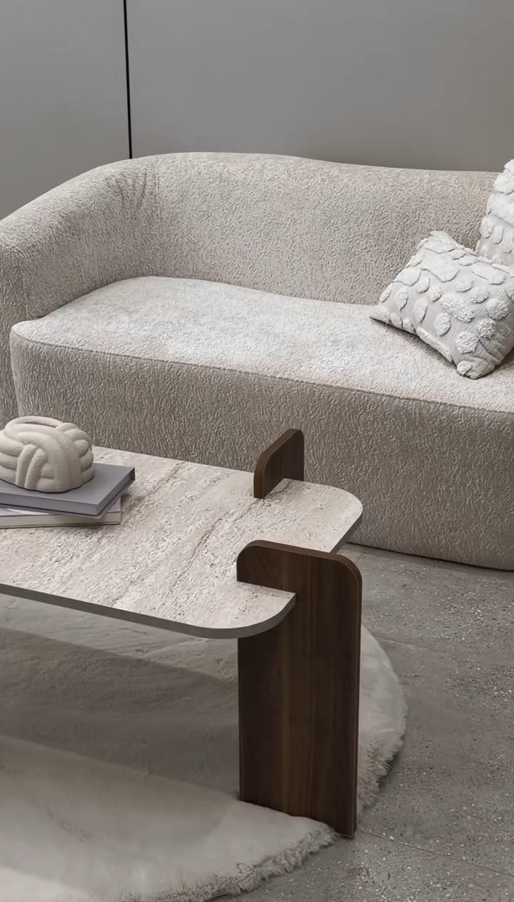 Modern Interlocking Coffee Table | Self Assembly | space saving | lightweight