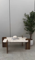Modern Interlocking Coffee Table | Self Assembly | space saving | lightweight