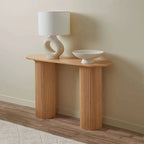 Fluted Arch Console Table | Wooden Made | Elegant Design