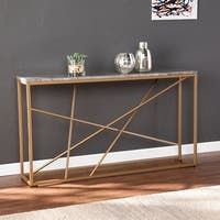 Premium metal console table