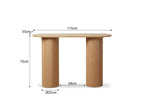Fluted Arch Console Table | Wooden Made | Elegant Design