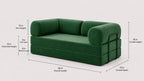 Haven Modular Sofa Bed |Interconvertable | Space Saving | lightweight.