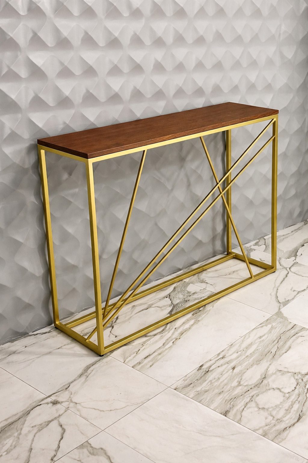 Premium metal console table