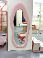 Ripple 2 Full length mirror | bouclé Fabric | 6×2.3 Feet | 3 in 1 mirror.