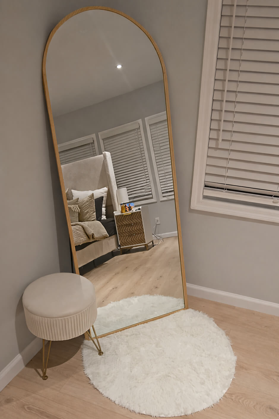 Arch full length mirror (Gold)