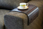 Sofa Armrest Table|Couch Arm Tray|Wooden flexible tray |