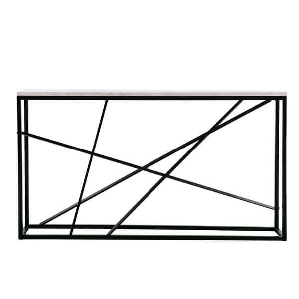 Premium metal console table