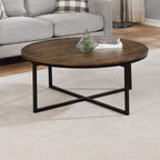 Mid century-inspired Coffee Table | High-gloss top | Metal Body | industrial design