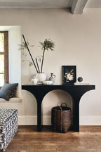 Noir Arch Console Table | minimalistic | Woodenly design