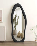 Ripple 2 Full length mirror | bouclé Fabric | 6×2.3 Feet | 3 in 1 mirror.